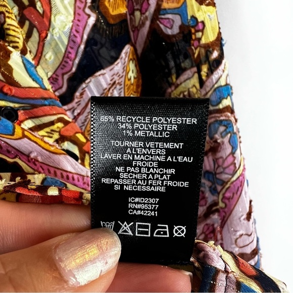 Sanctuary Relaxed Button Blouse Paisley Print Women's Top
Size: S - Picture 14 of 17